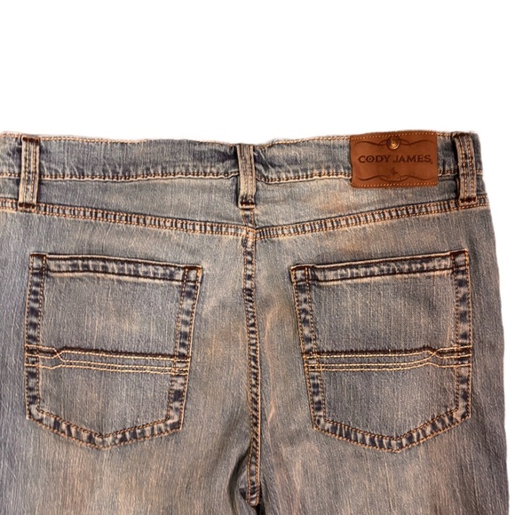 COPY - Cody James Jeans Mens 36x32 Boot Cut Mid Rise Medium Wash Denim Western … - Picture 4 of 7
